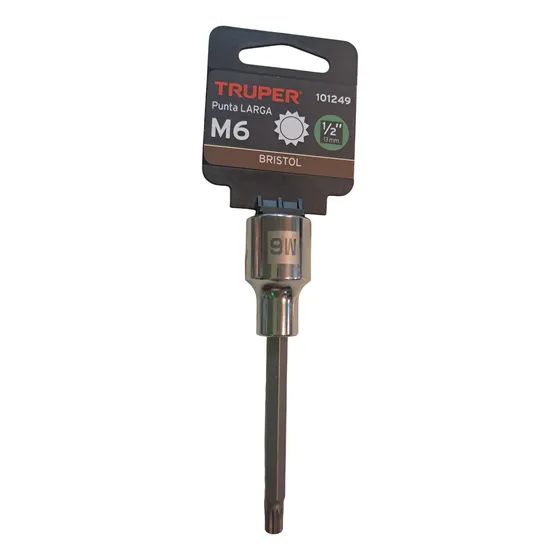 Truper Dado Punta Larga Bristol 1/2 X 6mm
