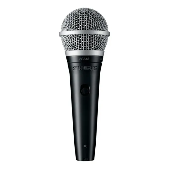 Micrófono Shure PG Alta PGA48-XLR Dinámico Cardioide color negro\u002Fplateado | Cuotas sin interés