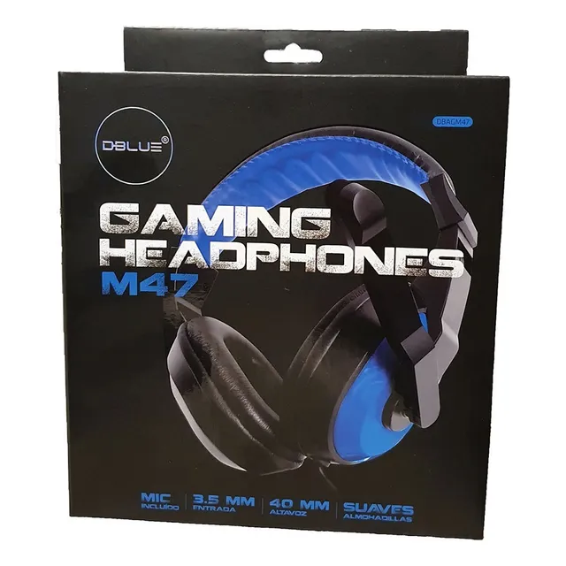 Audífono Gamer Micrófono Dblue 47bl Azul