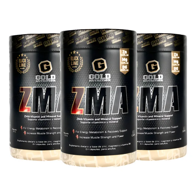 Zma Gold Nutrition Precursor De Testosterona Pack X 3