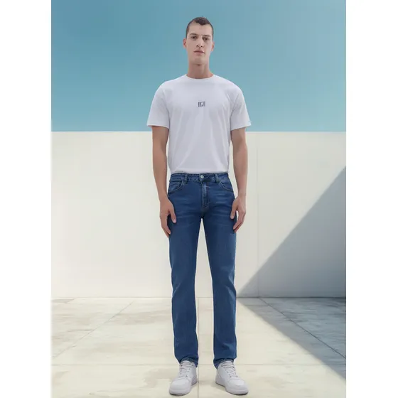 Jean Para Hombre Regular Marca Seven En Color Azul #45160548