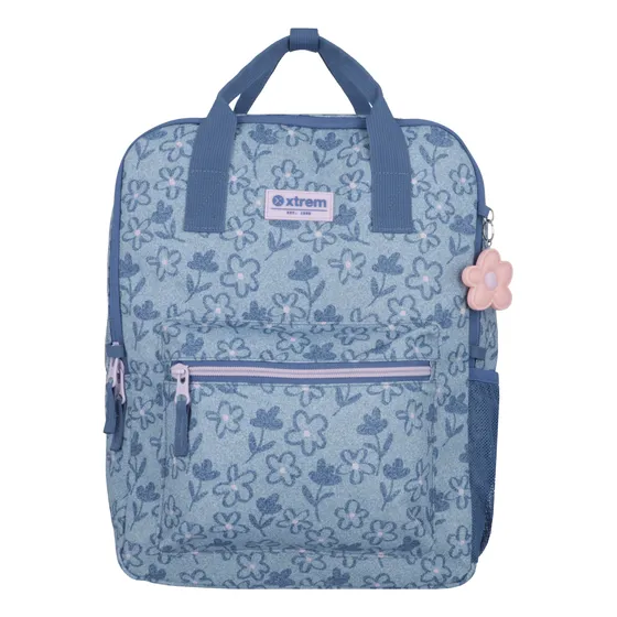 Mochila Portalaptop Leia 5xt Blue Flowers