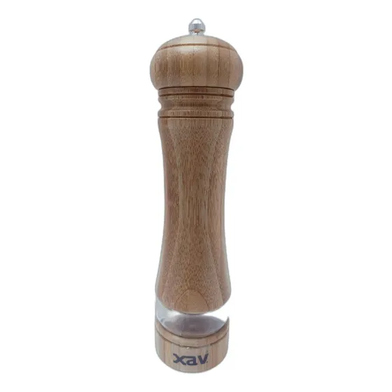 Pimentero Molino Molinillo Pimienta Sal Madera 9'' X. 3112