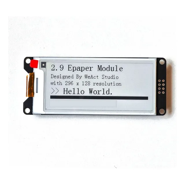 Weact Epaper 2.9 Preto E Branco Display E-ink 296x128