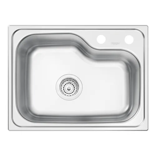 Pileta Bacha de Cocina Compact 48 FX Bajo Encimera Tramontina de Acero Inoxidable Morgana de embutir Satinada