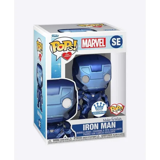 Funko Pop Ironman Con Objetivo Marvel