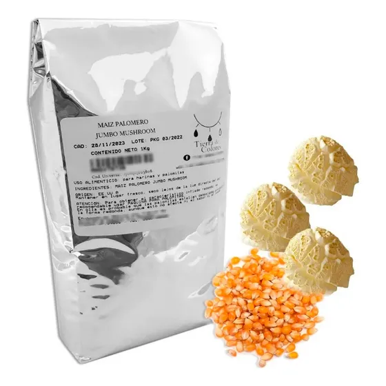 Maiz Palomero Mushroom Jumbo 1 Kg Palomitas Gigante Pop Corn
