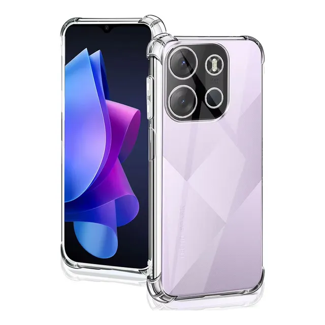 Funda Tpu Transparente Cubre Camara Para Tecno Spark Go 2023