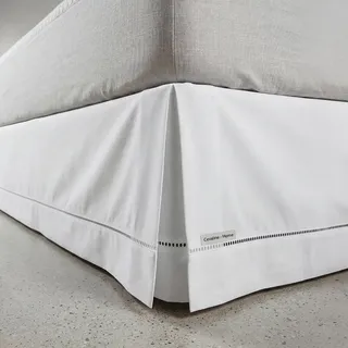 Saia Para Cama Box Casal Ponto Palito Luxuosa Toque Macio