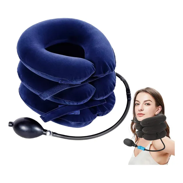 Collar Traccion Cervical Inflable Neumatica Cuello Collarin
