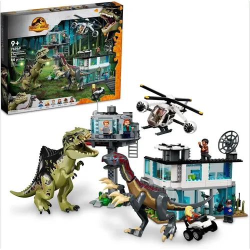 Lego Jurassic World 76948 Ataque Do T-rex E Atrociraptor