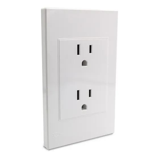 Toma Corriente Doble Blanca Premium White De Lujo Color Blanco
