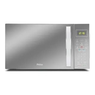 Micro-ondas Philco Pmo28e 25l 1100w Branco E Espelhado 110v Micro-ondas Philco Pmo28e 25l 1100w Branco E Espelhado 110v