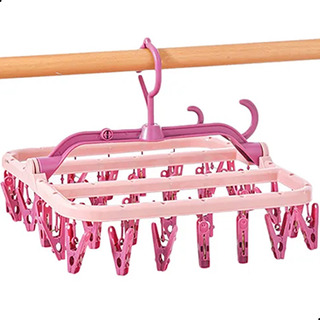 Tendedero Multifuncion Percha Secadora Ropa Plegable 32clips Tendedero Multifuncion Percha Secadora Ropa Plegable 32clips
