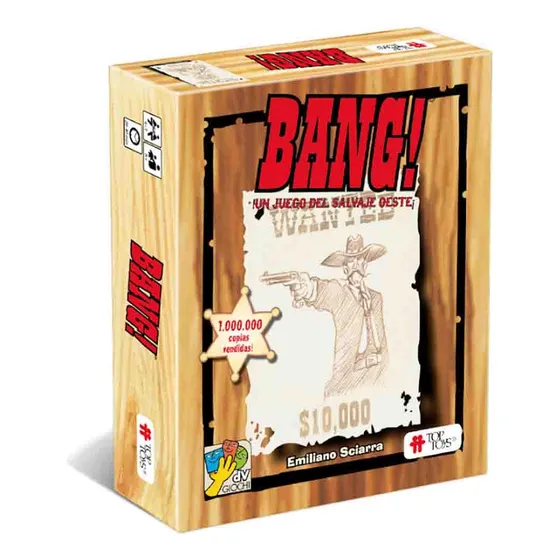 Juego De Mesa Bang! Roles Del Oeste Top Toys - Invictvs