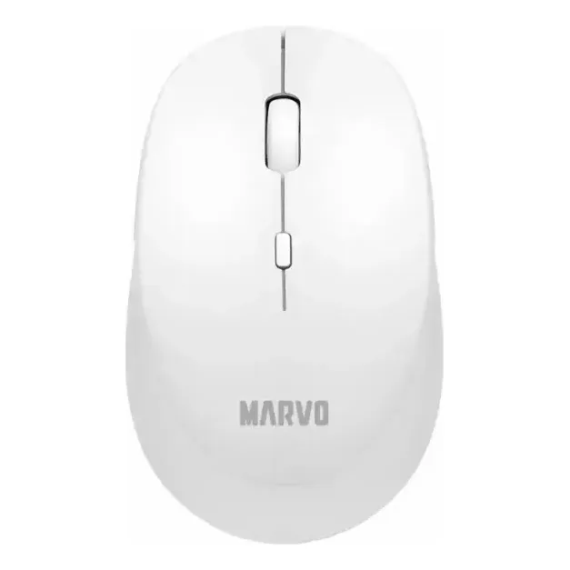 Mouse Marvo Wm103 Wireless 2.4g Blanco Inalambrico Ergonomic