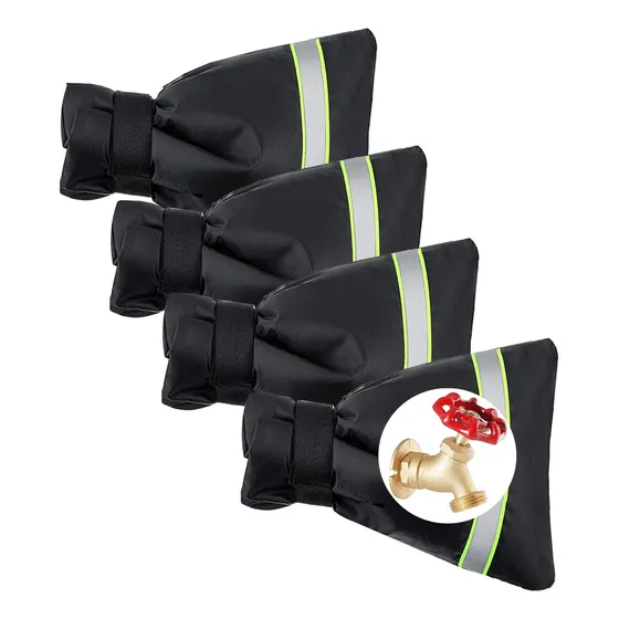 Funda Grifo Para Exterior Invierno Impermeable Aislamiento 4