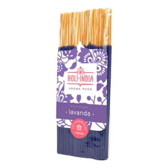 Sahumerio Holi India Vishnu Pack X 100u. India Fragancia Lavanda