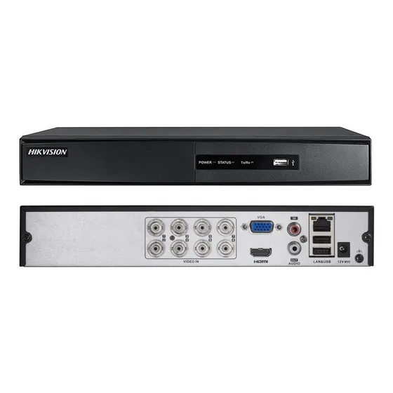 Dvr Hikvision 8 Canales 1080p / 3 Mp Ref. Ds-7208hqhi-k1 