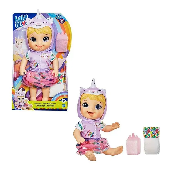 Muñeca Baby Alive Unicornio Hasbro Con Accesorios Ub