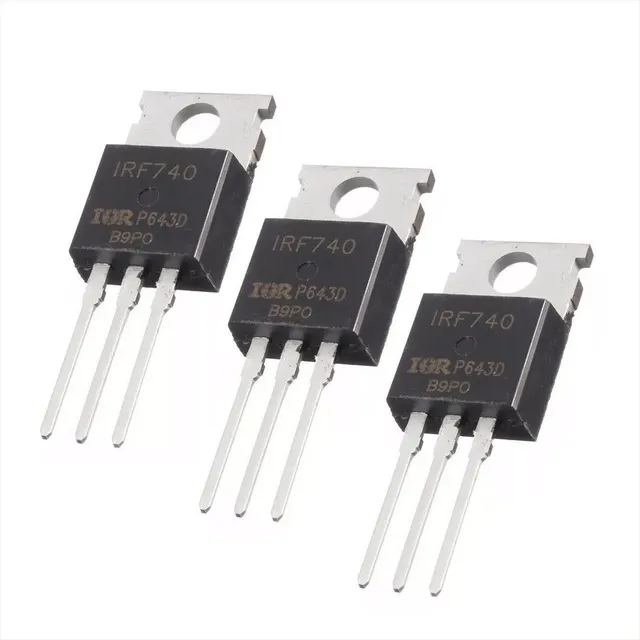 3 X Transistor Mosfet Irf740, Canal N, 10a, 400v, To-220
