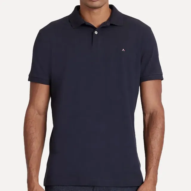 Moda 3 Camiseta Polo Aramis Masculina Basic Piquet Marinho