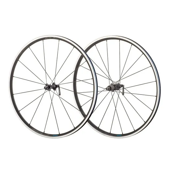 Ruedas Shimano 105 Ruta Aluminio 700 Rs300 10/11 Velocidades Color Plateado