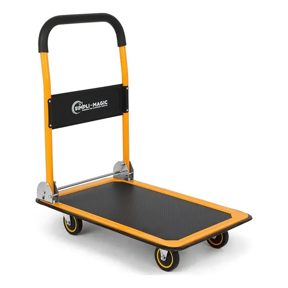 Carro De Empuje Simpli-magic, Carretilla De Mano Con Platafo