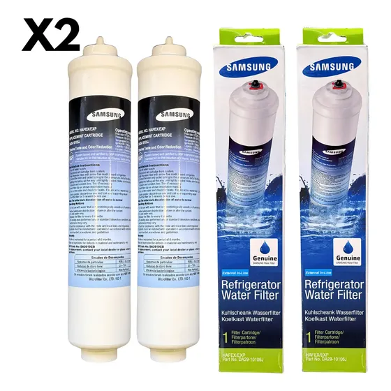 Filtro de Agua Nevera Nevecon Samsung Externo Hafex\u002Fexp Da29-10105j Pack X2 Universal Filtra Hasta 500 Galones | Cuotas sin interés