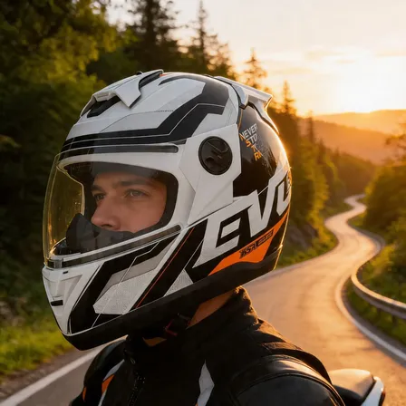 Capacete Moto Fechado Pro Tork Evolution 788 G8 Evo Cristal