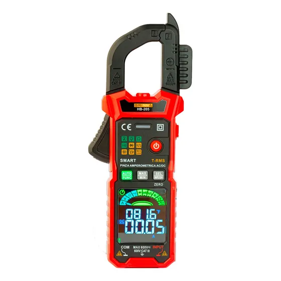 Pinza Amperometrica Brinna Smart Corriente Continua Hb-205