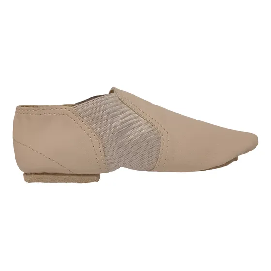 Zapato Jazz Cuero Piel Strech
