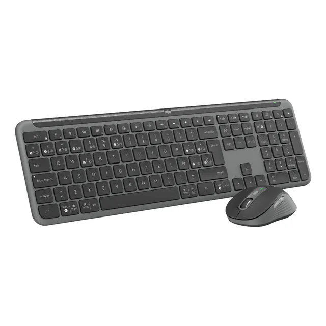 Combo Inalámbrico Teclado Y Mouse Signature Slim K950 Negro