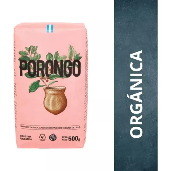 Yerba Mate Organica Porongo 10 X 500g