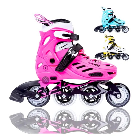 Rollers Stark Rise Ajustable Profesional Abec-1 Bota Rigida
