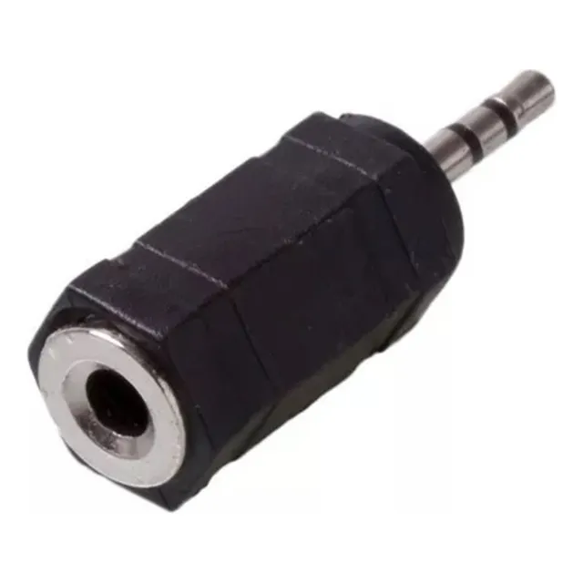 Adaptador Audio Plug Jack  2.5 Macho A 3.5 Hembra Audio