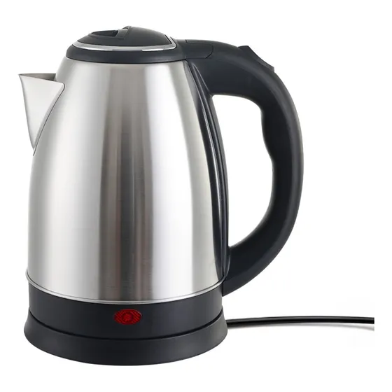 Jarra Eléctrica Hervidor Agua 2l Cafetera Acero Inox Nube Color Gris