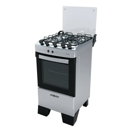 Cocina Combinada 4 Hornallas Enxuta Cenx27544i