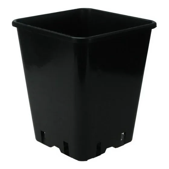 Maceta 7l Plastica Cuadrada - Unidad