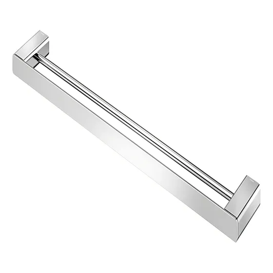 Porta Toalha De Banho Bastão Toalheiro Docol Cromado 67 Cm