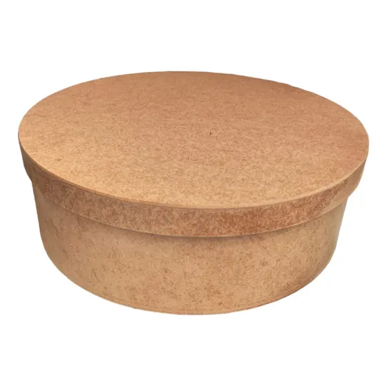 Caixa Mdf Cru Redonda 30 X 11 Cm. Ótima Qualidade  