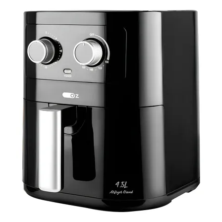 Fritadeira Elétrica Air Fryer 1500w Com Timer 4,5l Oz 110v Preto 127v