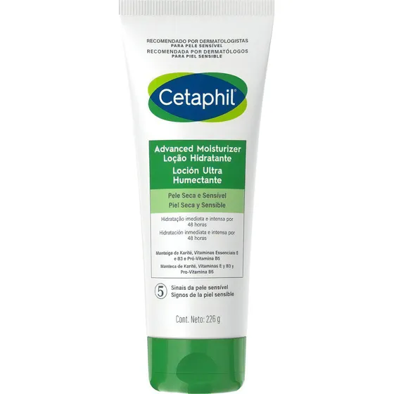 Loción Ultra Humectante Cetaphil Piel Seca Y Sensible 226 G Momento de aplicación Día/Noche