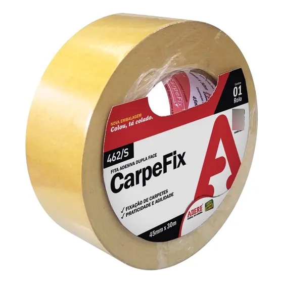 Fita de papel dupla face carpete Carpefix Adere 45mmx30m