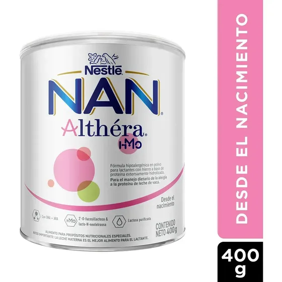 Leche de fórmula en polvo sin TACC Nestlé Althéra en lata de 1 de 400g - 0 a 6 meses | Cuotas sin interés