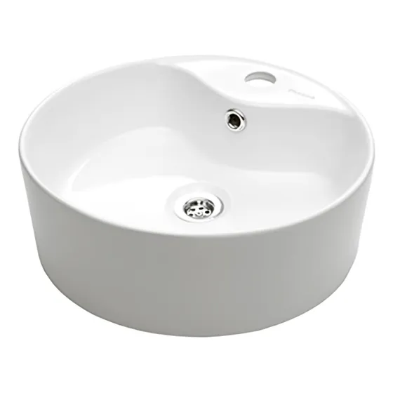 Bacha de Baño Piazza A029 Blanco Esmaltado 41cm x 41cm 145cm de Alto 41cm de Diámetro