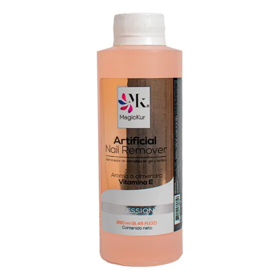 Quitaesmalte Magic Kur Líquido Almendras 250ml 1 Unidad