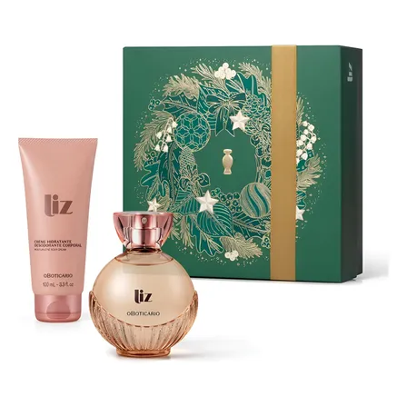 Kit Presente Boticário Liz Perfume 100ml + Hidratante 100ml