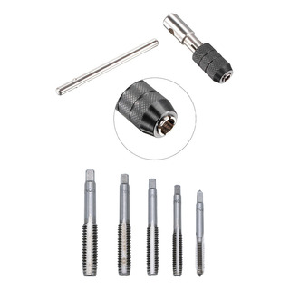 Kit Broca Machuelo Estandar Roscador 1/4 - 1/2 Pulgada 6 Pzs Kit Broca Machuelo Estandar Roscador 1/4 - 1/2 Pulgada 6 Pzs