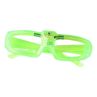 Resplandor Marco Led Gafas Fiesta Cumpleaños Verde Resplandor Marco Led Gafas Fiesta Cumpleaños Verde